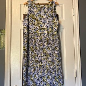 J.Jill Womens Floral Print Dress Size Large
